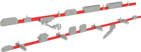 Монотроллейный шинопровод EAE серии E-line URC-С (250-400А)